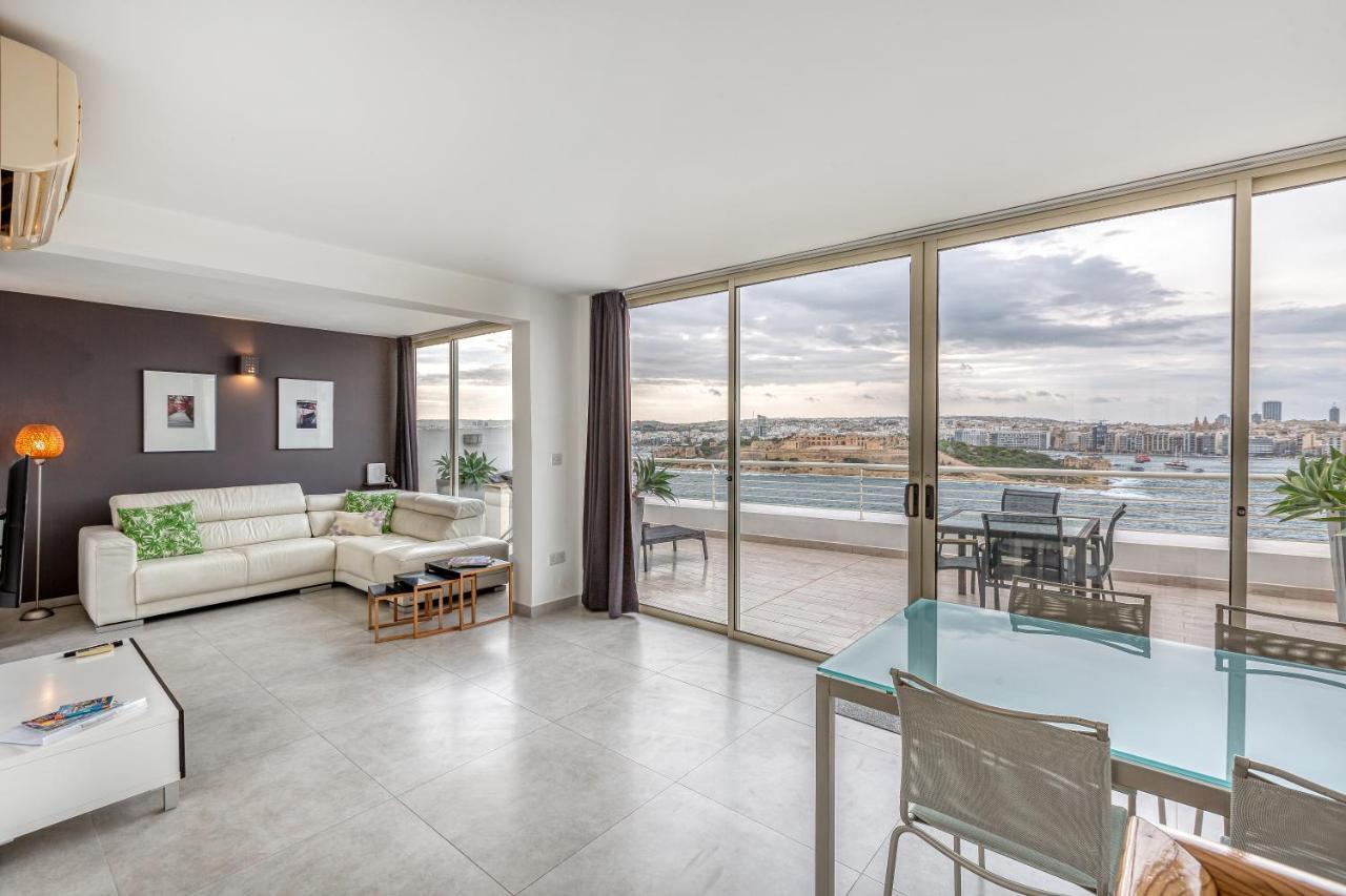 49/3 Seafront Duplex Penthouse In La Valletta Esterno foto