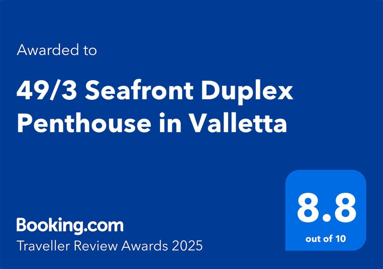 49/3 Seafront Duplex Penthouse In La Valletta Esterno foto